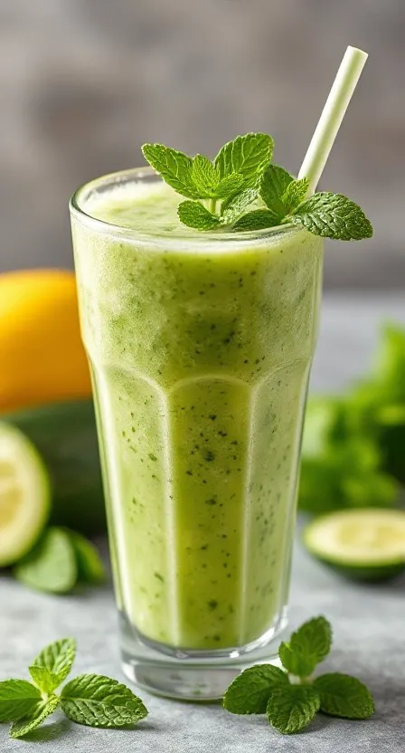 Refreshing Cucumber Mint Cooler