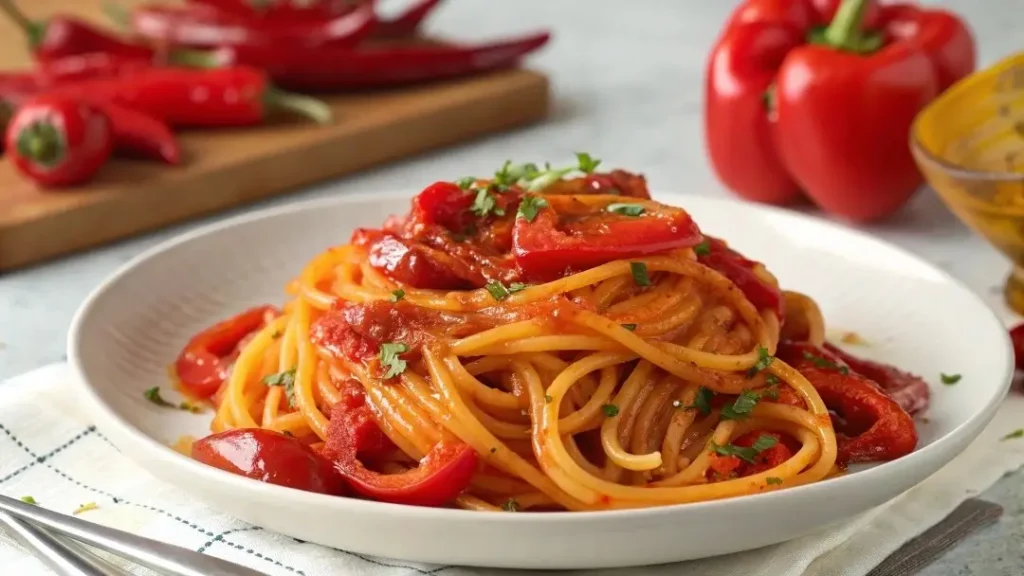 Roasted Red Pepper Pasta