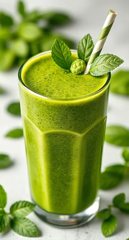 Vibrant Green Detox Smoothie