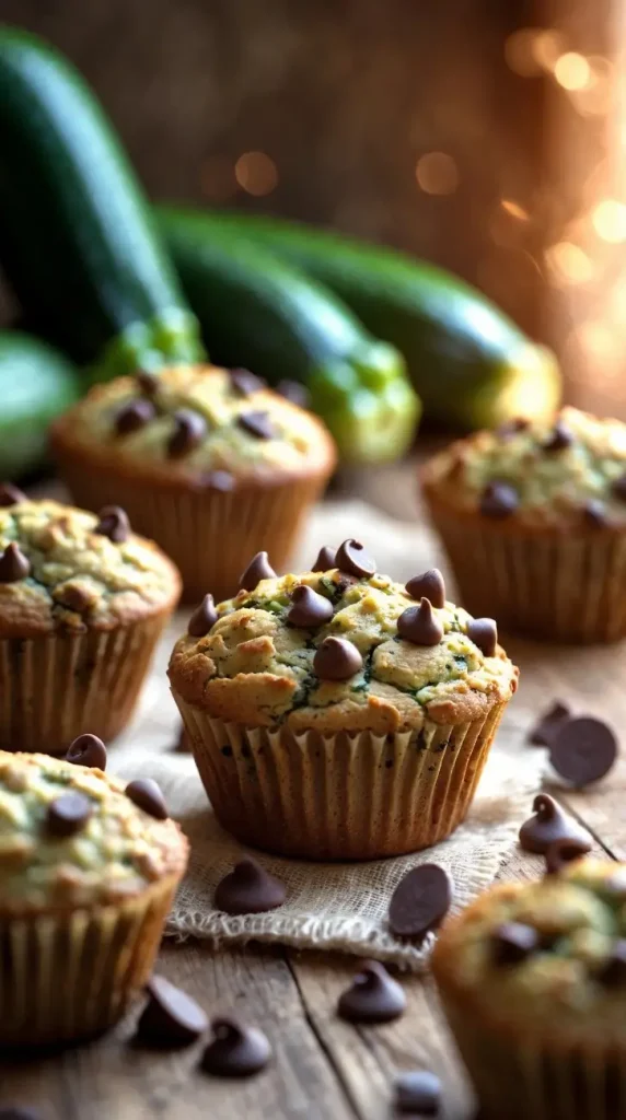Chocolate Chip Zucchini Muffins