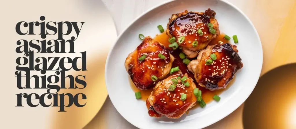 Crispy Asian Glazed Chicken Thighs Recipe