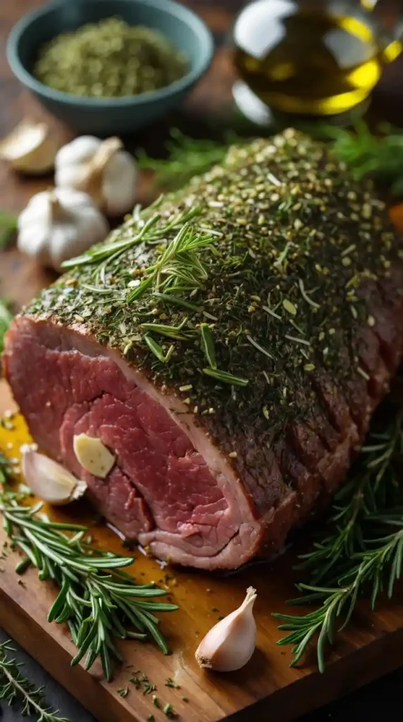 Herb-Crusted Prime Rib