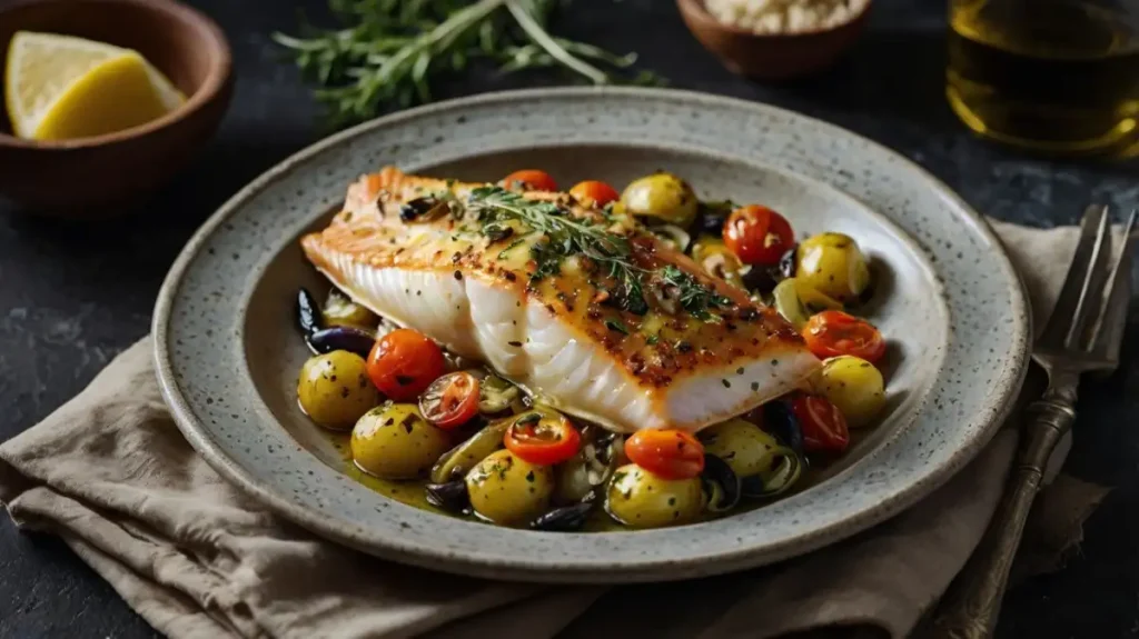 Mediterranean Baked Haddock