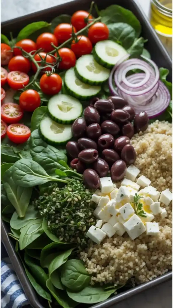 Mediterranean Sunset Salad