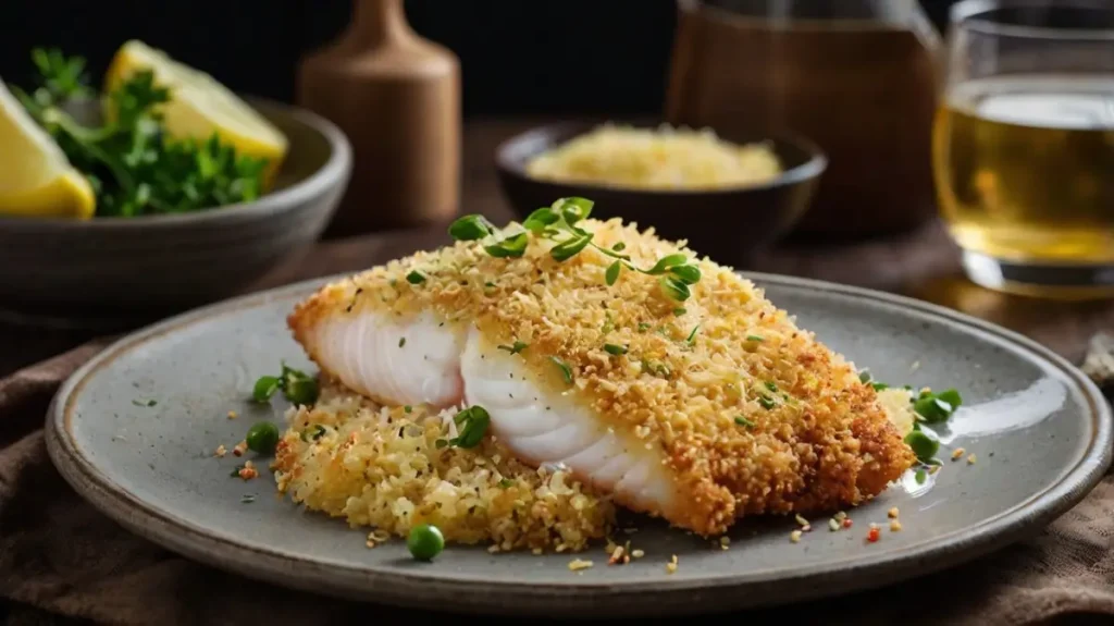 Parmesan Panko-Crusted Haddock