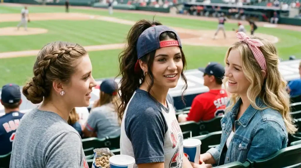 Baseball Game Hairstyles 24 Cute Game Day Looks
