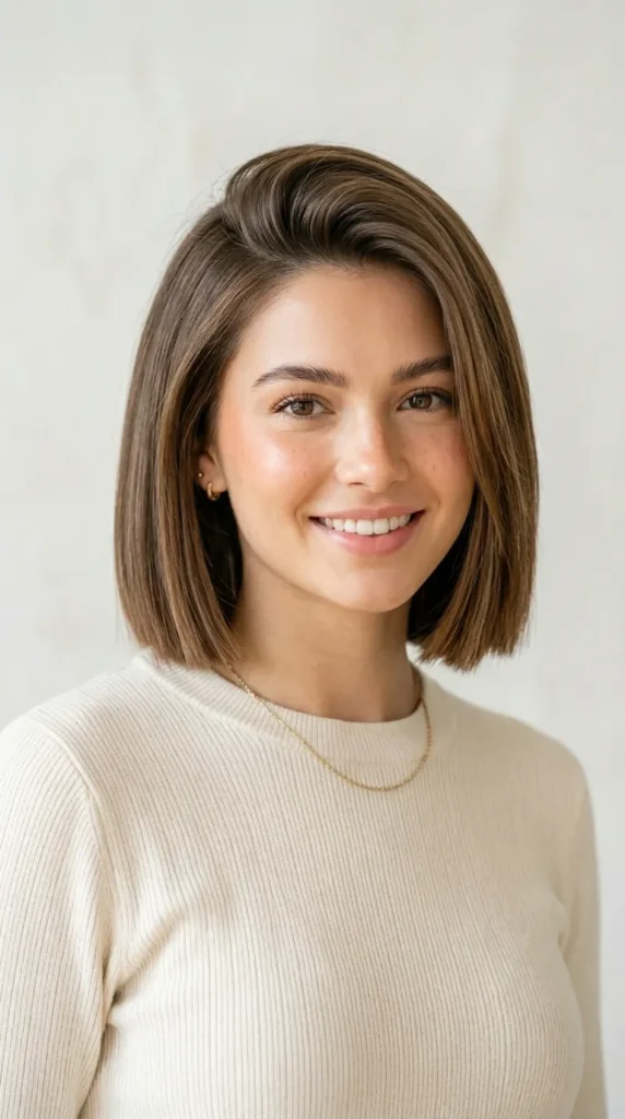 Soft Blunt Cut with Volume