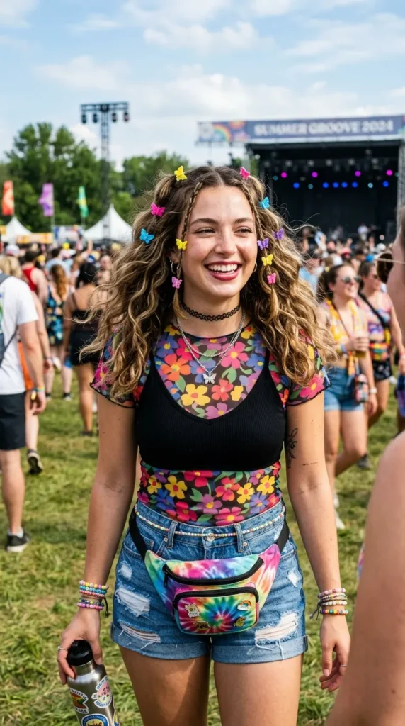 Butterfly Clips Hairstyle