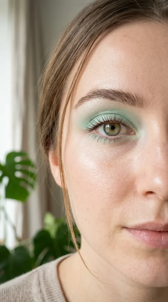 Soft Pastel Emerald Glam