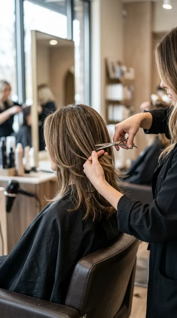Trim to Maintain Hair Shape