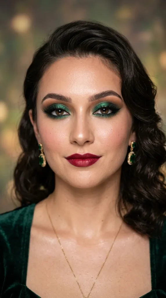 Classic Emerald Glam Finish