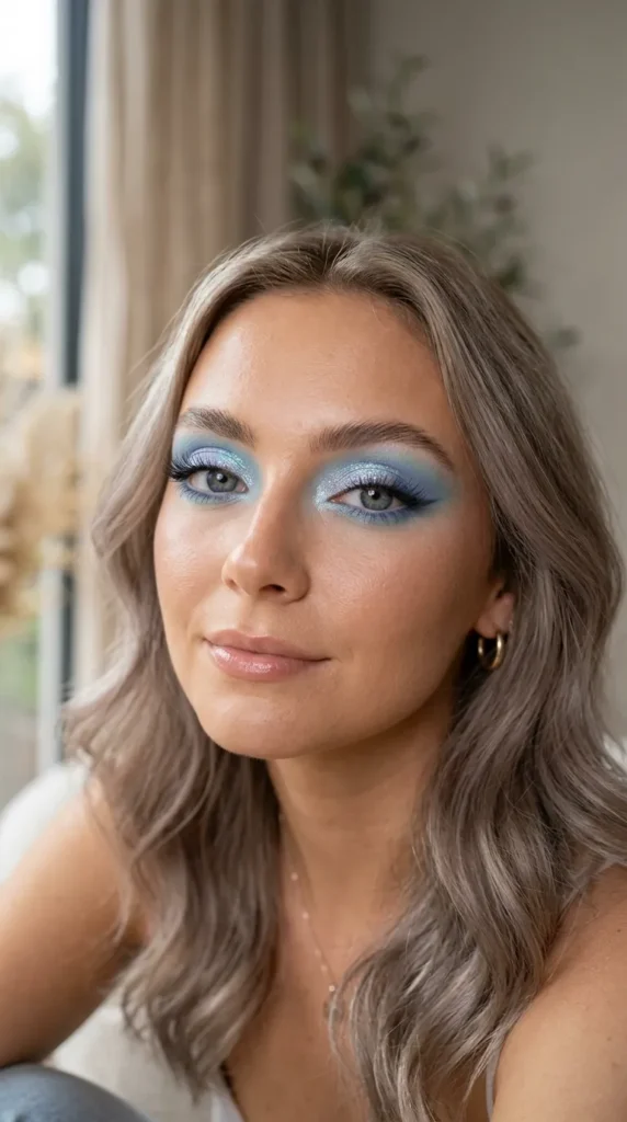 Pastel Blue Halo Eyes