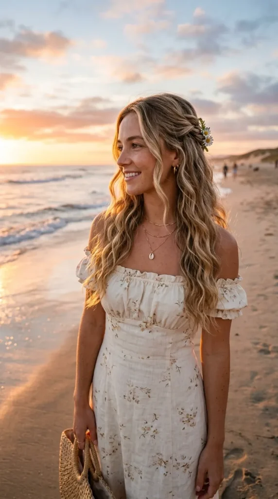Half-Up Half-Down Waves