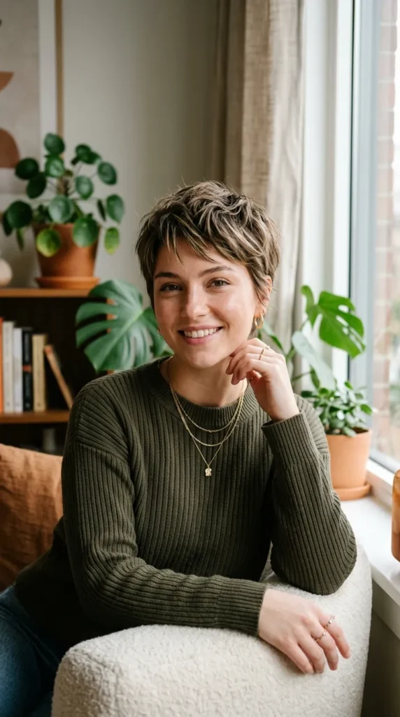Textured Pixie Cut