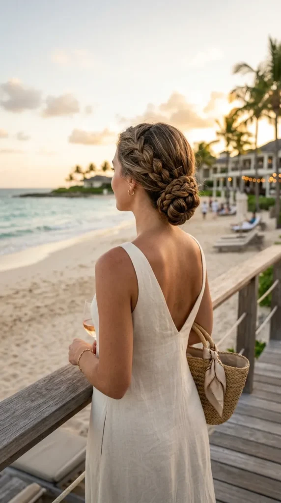 Low Braided Bun